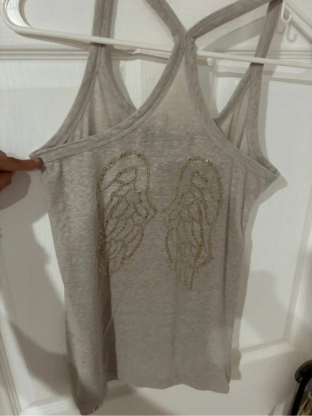 victoria’s secret vintage y2k angel bling bedazzled tank top